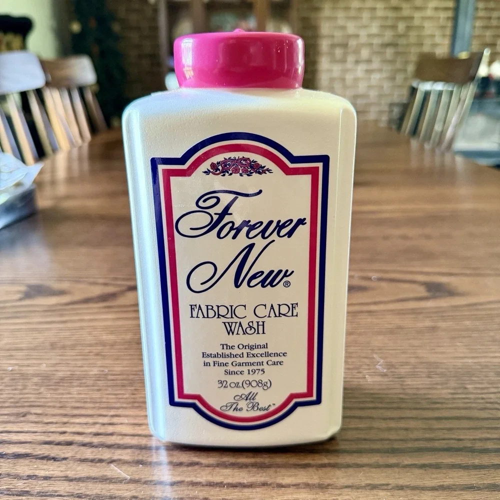 Forever New Fabric Care Wash 32oz-New Sealed-The Original White Cap-Large Bottle